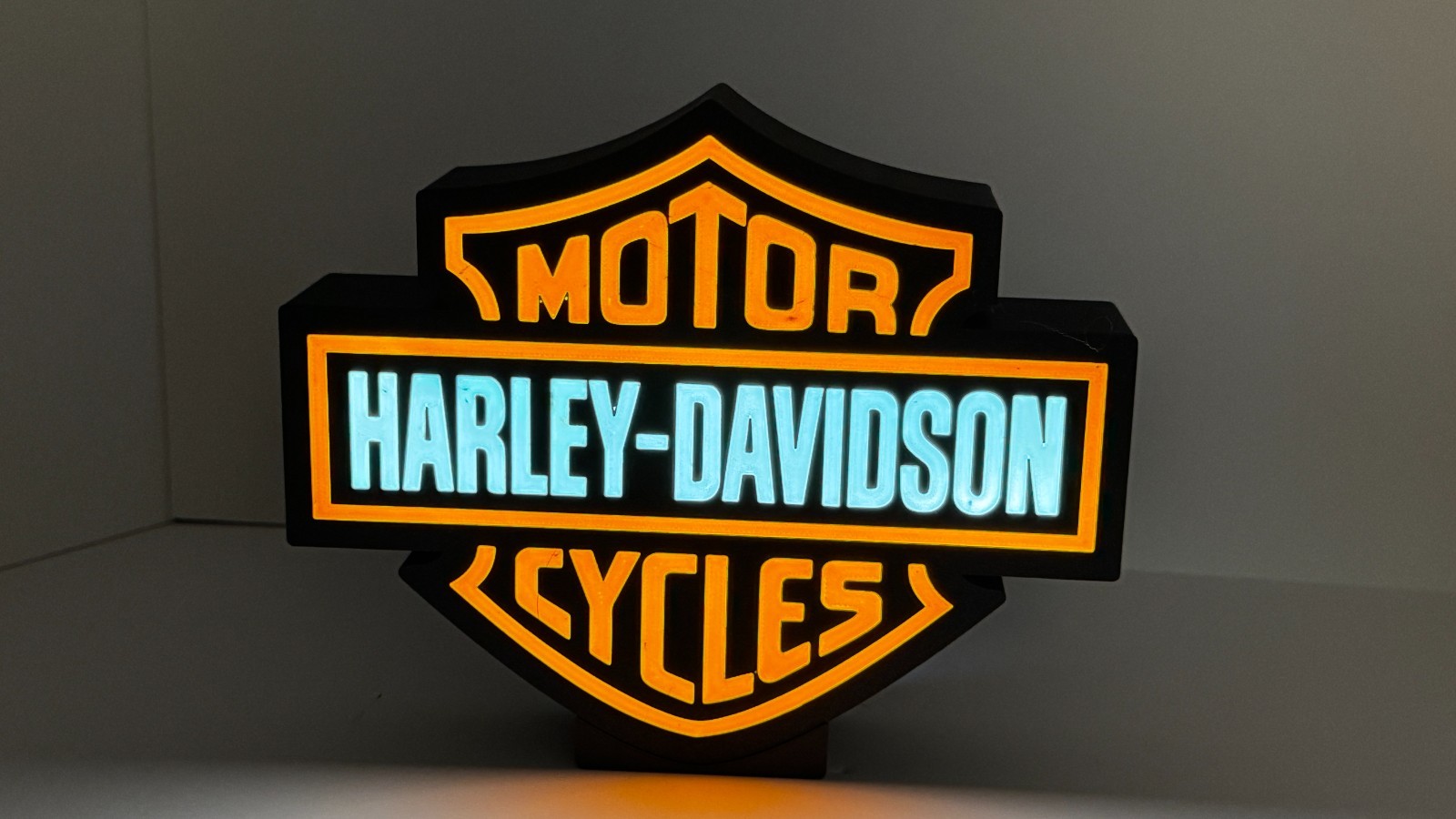 HARLEY DAVIDSON - Lighted Sign HARLEY DAVIDSON - Lighted Sign