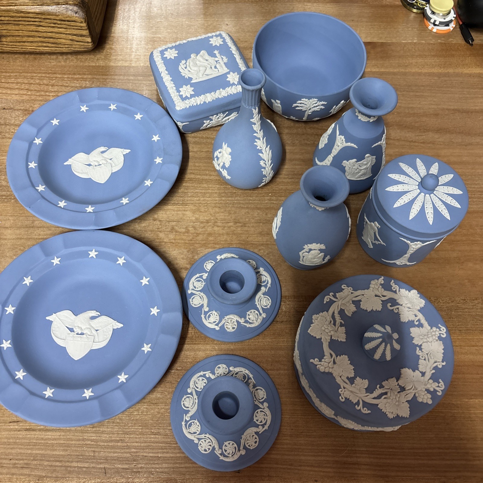 LARGE WEDGEWOOD LOT Of 11 PCs. All In Excellent Condition