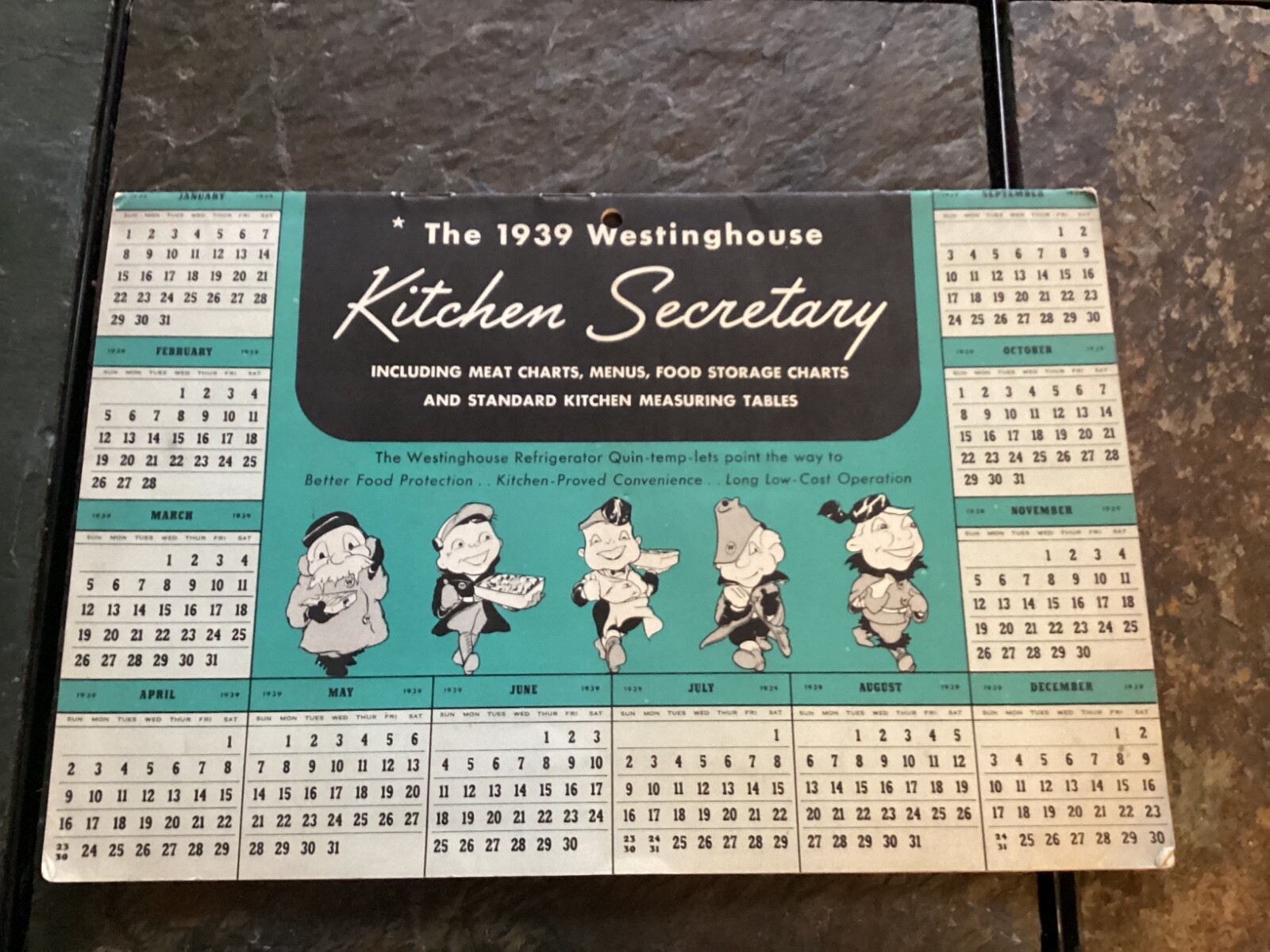Rare 1939 Westinghouse Kitchen Secretary