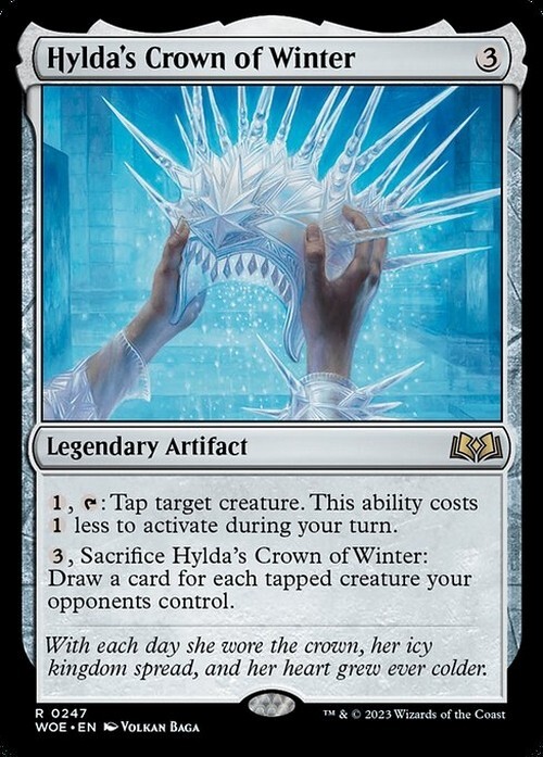 Hylda\'s Crown of Winter ~ Wilds of Eldraine [ NM ] [ Magic MTG ]