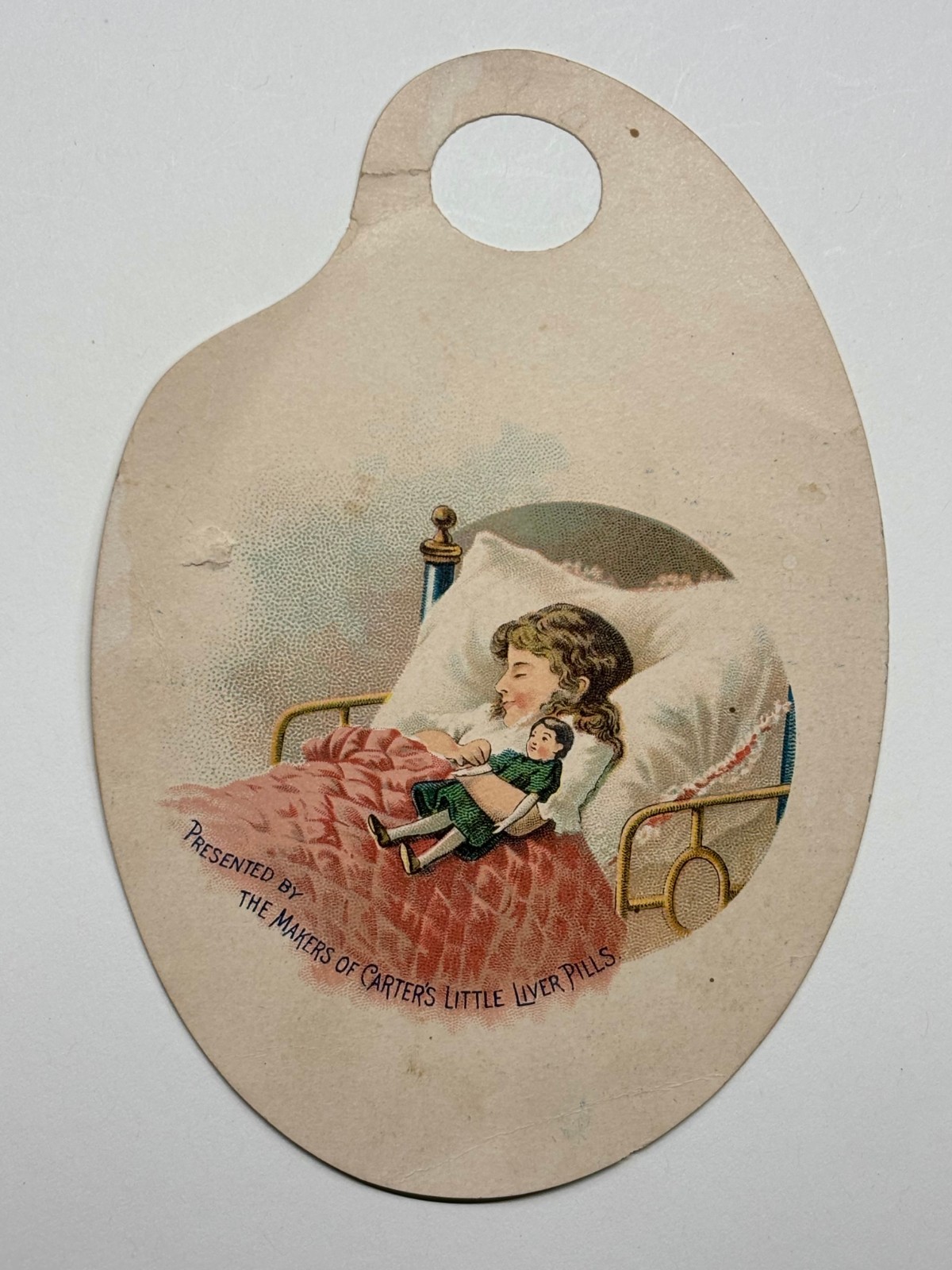 VICTORIAN TRADE CARD: 1880s - Carter\'s Little Liver Pills - Belladonna - NY