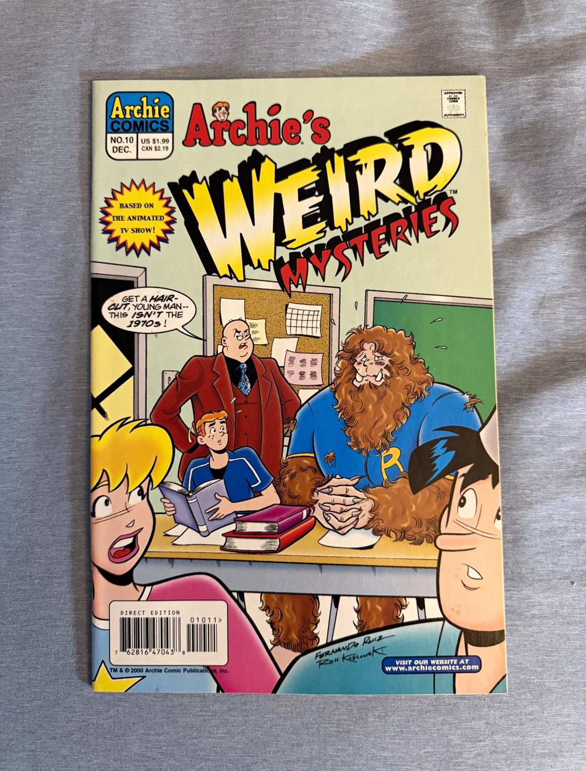Archie\'s Weird Mysteries #10 Direct Edition - Bigfoot on Campus (2000) VG Archie\'s Weird Mysteries #10 Direct Edition - Bigfoot on Campus (2000) VG