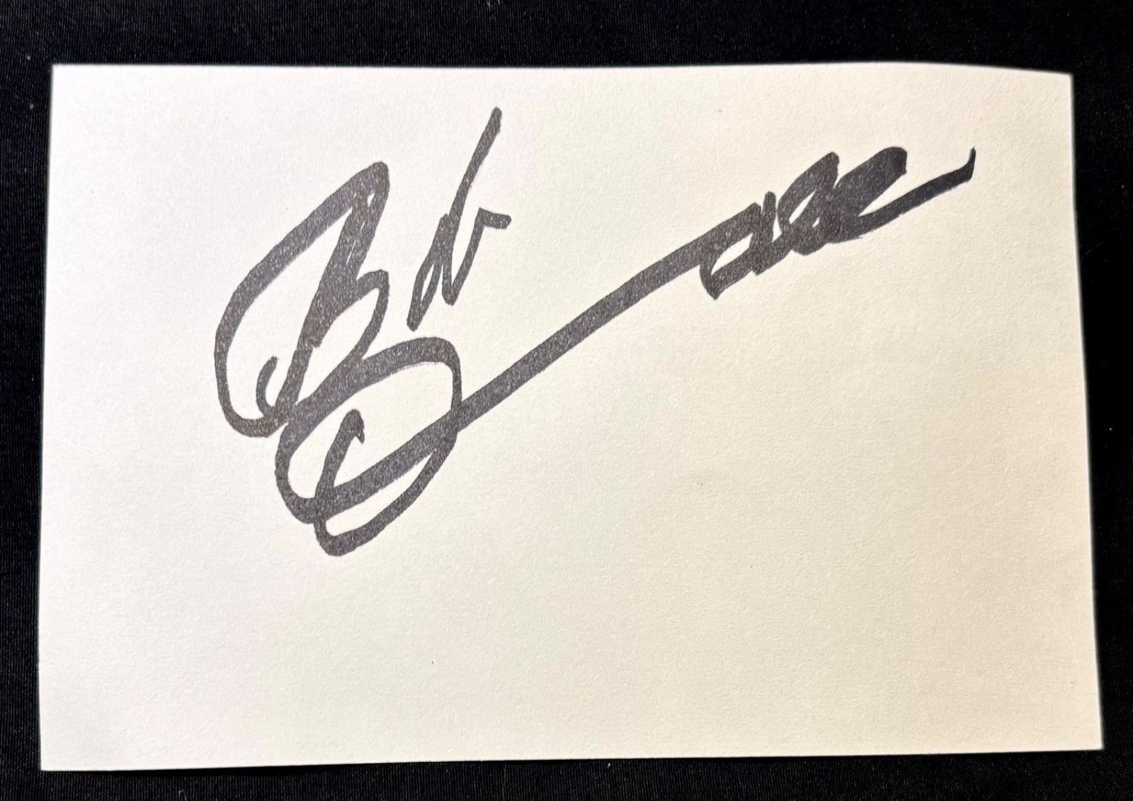 Robert Duvall signed 4x6 index card - RIP