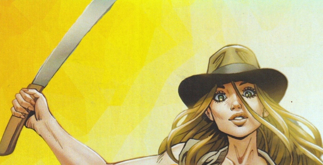 M House Peyton Blue 1 Indiana Jones FOIL Topless Virgin Variant NM+