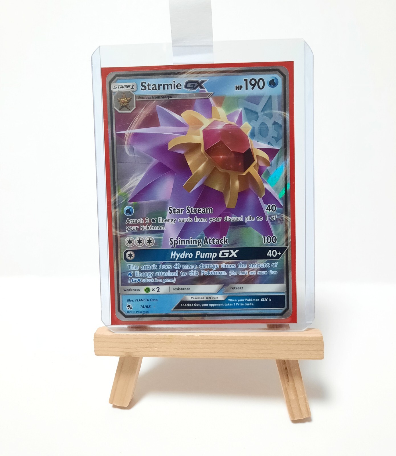 Pokemon Starmie GX 14 Near Mint Ultra Rare Hidden Fates