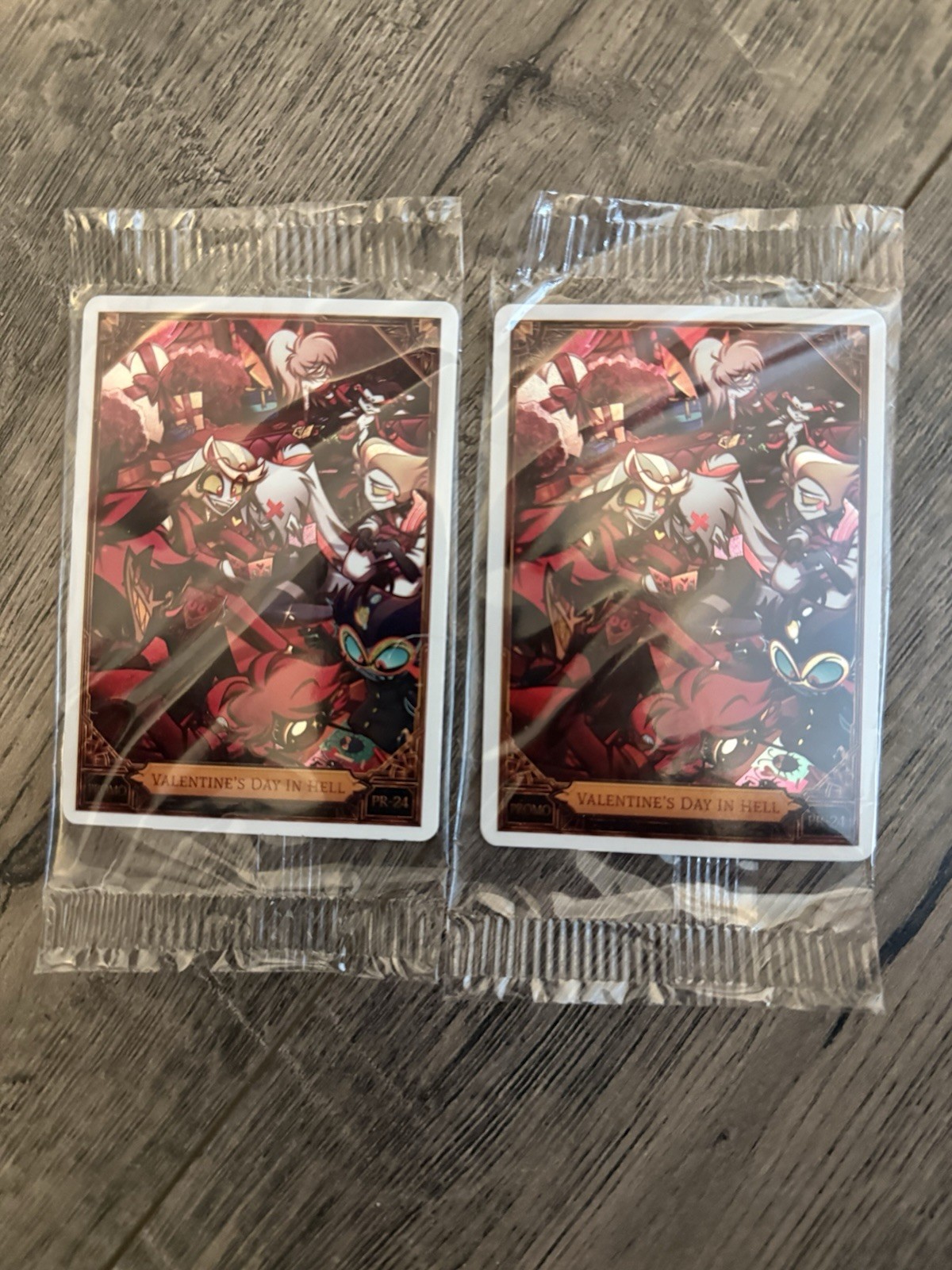 2x Hazbin Hotel Trading Cards Valentine's Day in Hell Promo Card (PR-24) IN HAND
