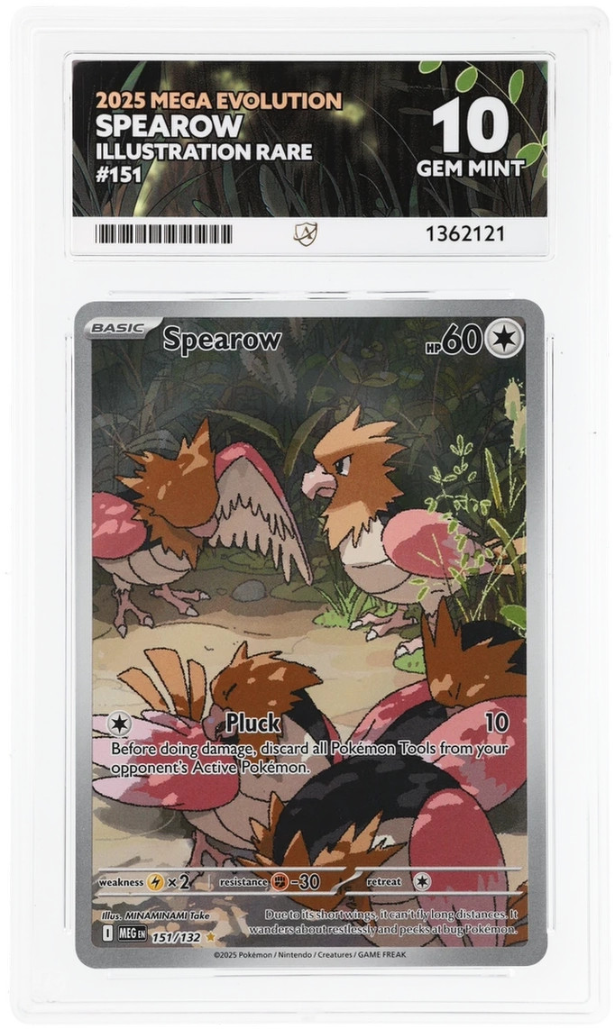 ACE 10 Spearow 151/132 Mega Evolution Gem Mint Pokemon ACE 10 Spearow 151/132 Mega Evolution Gem Mint Pokemon