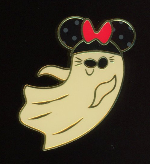 2024 HKDL Hong Kong Halloween Time Cutie Ghosts Mystery Minnie Mouse Disney Pin