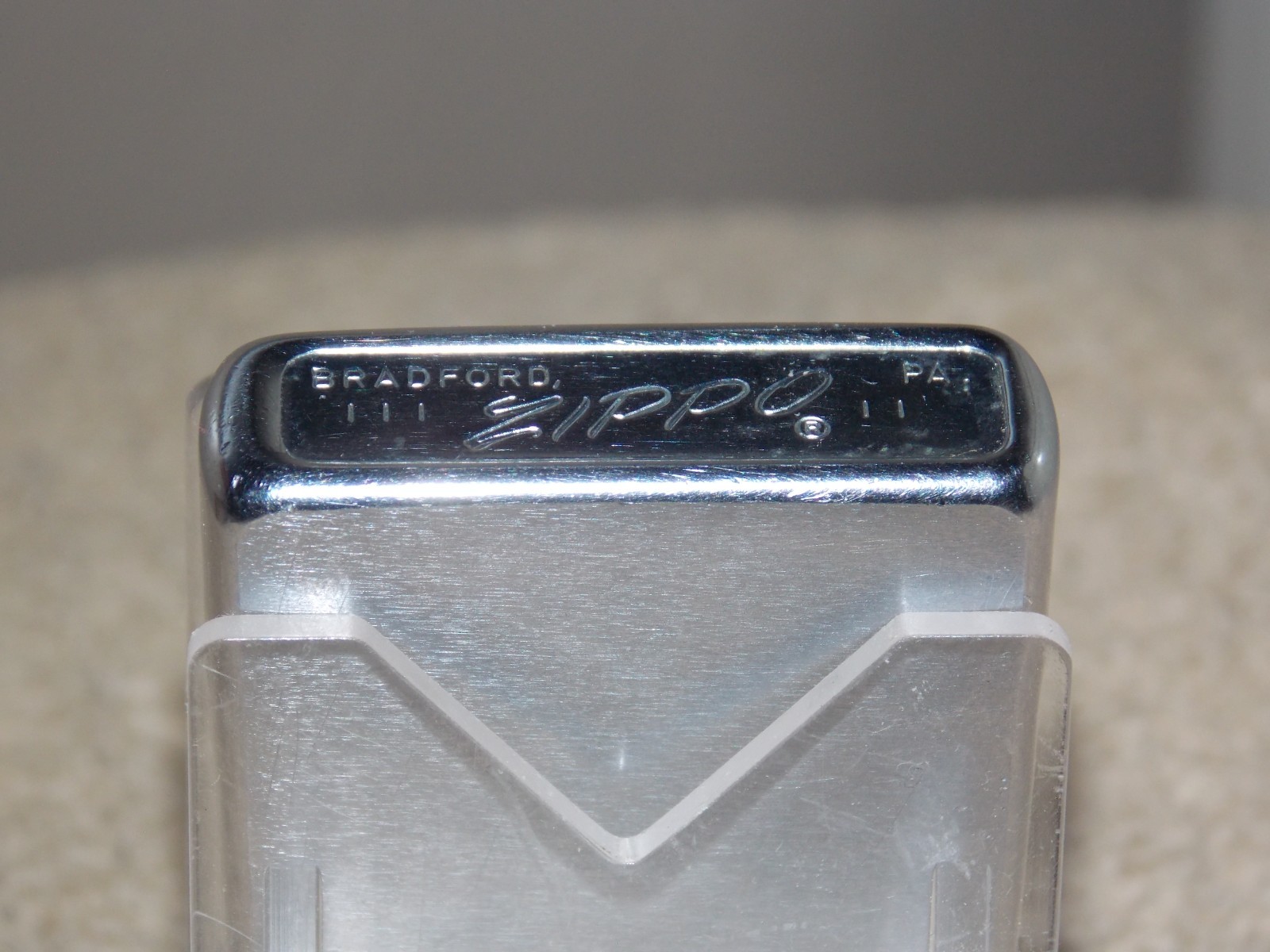 VINTAGE 1969 BRUSHED CHROME ZIPPO LIGHTER   III  ZIPPO  II