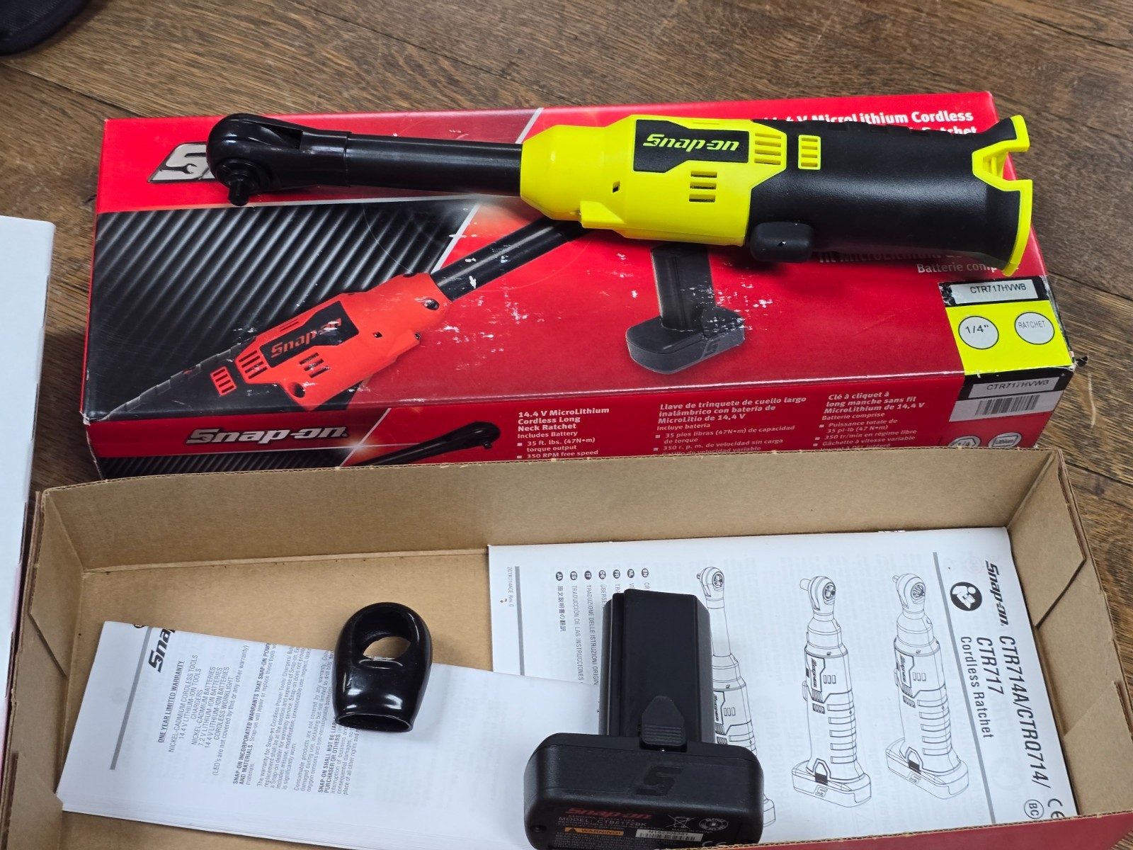 🛠️ *GENUINE*  Snap-On  CTR717HV  14.4V 1/4\
