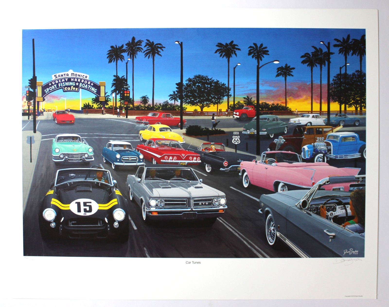 Automotive Art Print S&N Dave Snyder 55/500 