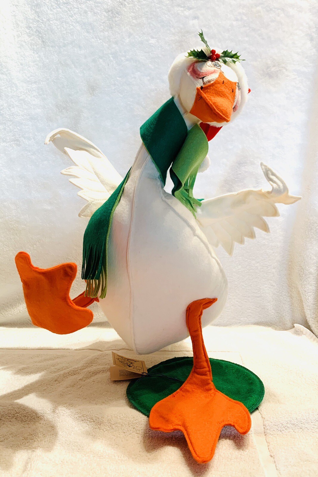 Vintage ANNALEE MOBITITY Christmas Goose 18 Vintage ANNALEE MOBITITY Christmas Goose 18