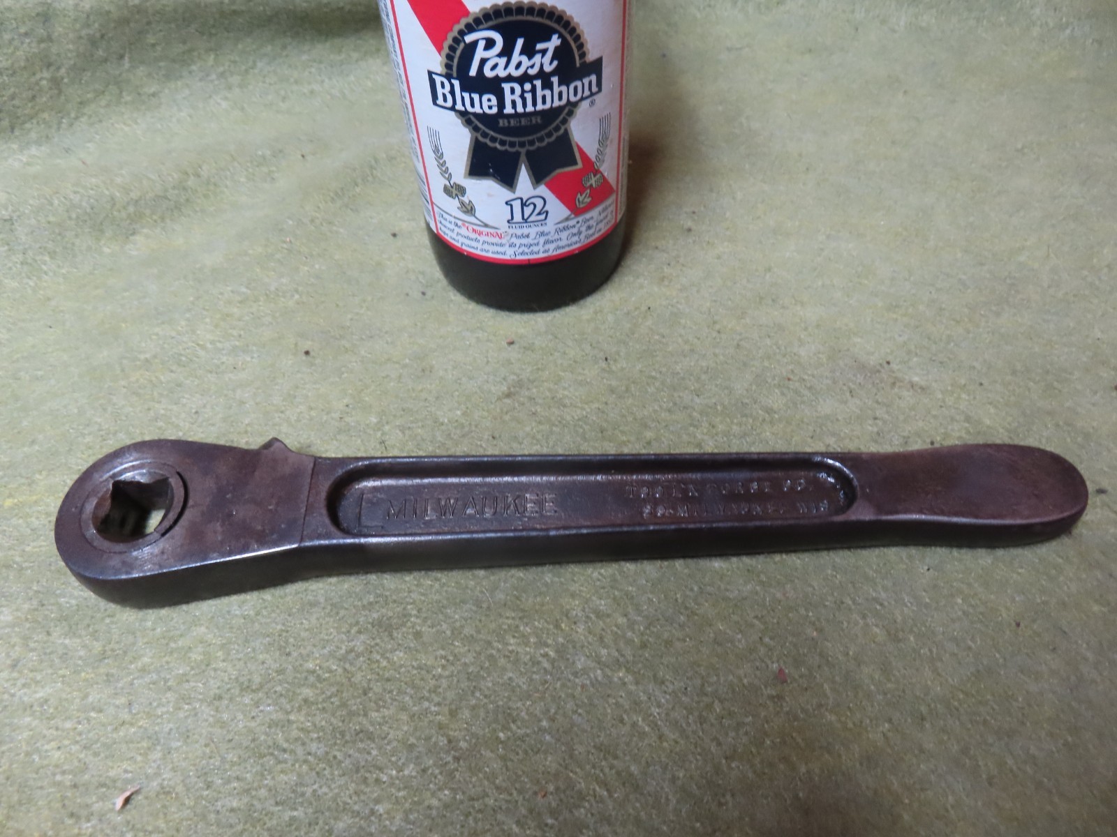 Vtg Milwaukee Tool & Forge 1/2dr,Ratchet,1920's,So. Milwaukee,Wis~Broke🤠M10.26 Vtg Milwaukee Tool & Forge 1/2dr,Ratchet,1920's,So. Milwaukee,Wis~Broke🤠M10.26