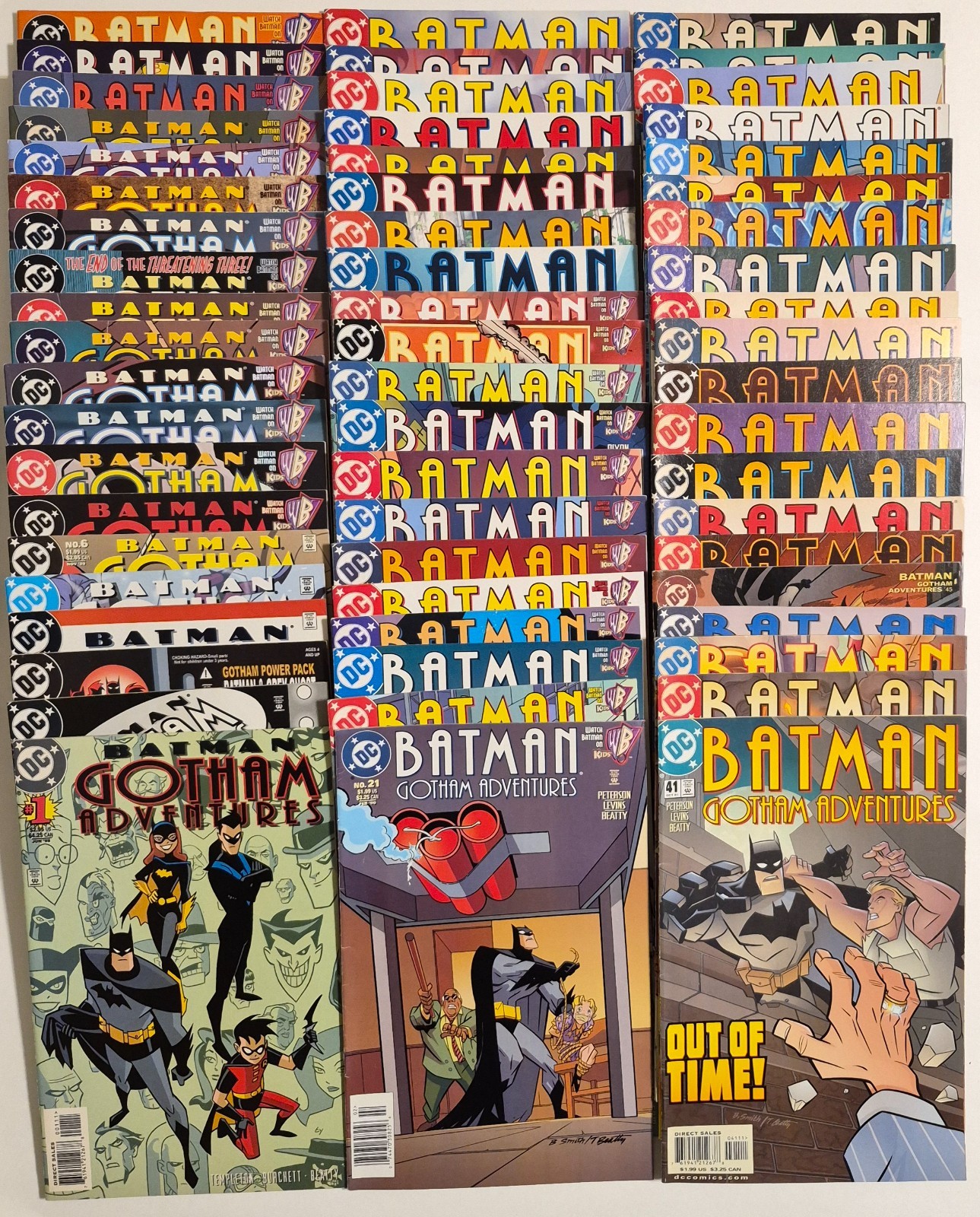 Batman: Gotham Adventures #1-60 (1998, DC) VG/FN Full Series Set Many Newsstands
