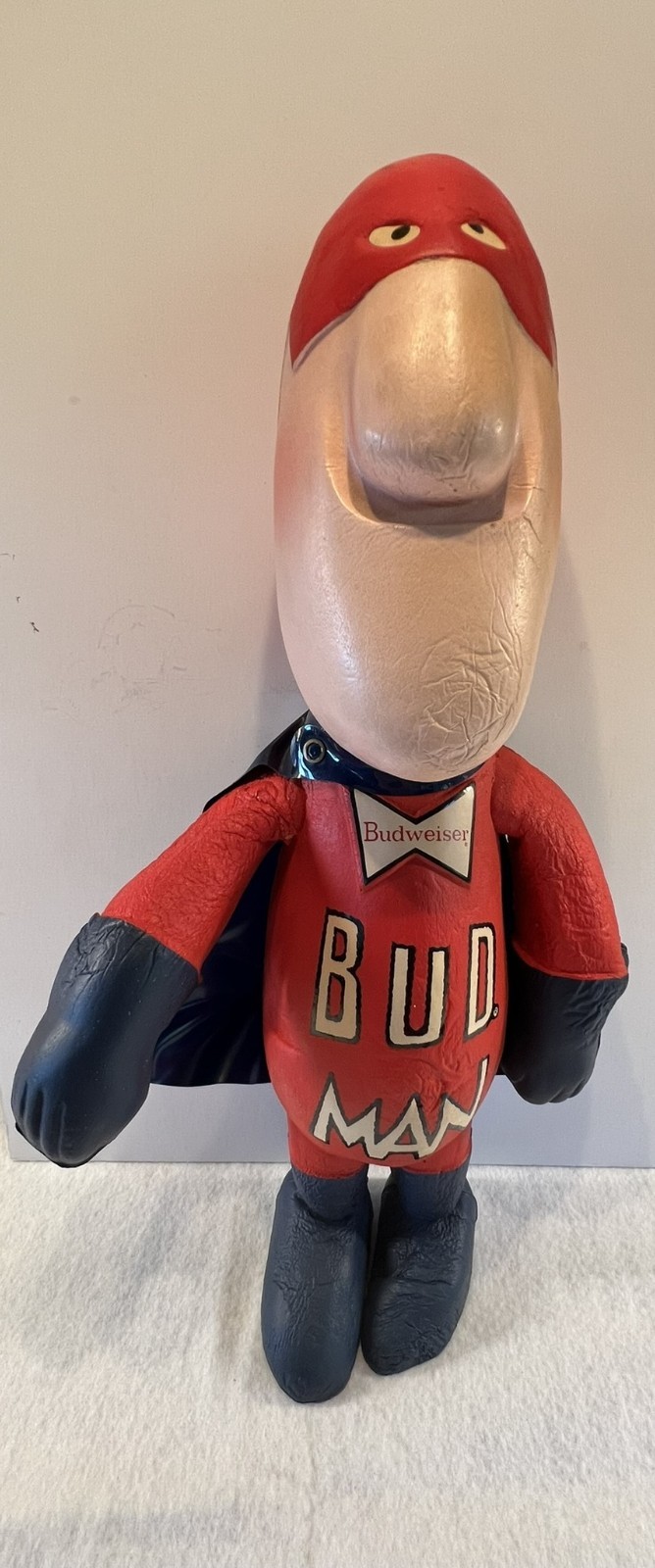 Budweiser Bud Man Vintage Advertising Foam Rubber 1970\'s promotional item Budweiser Bud Man Vintage Advertising Foam Rubber 1970\'s promotional item