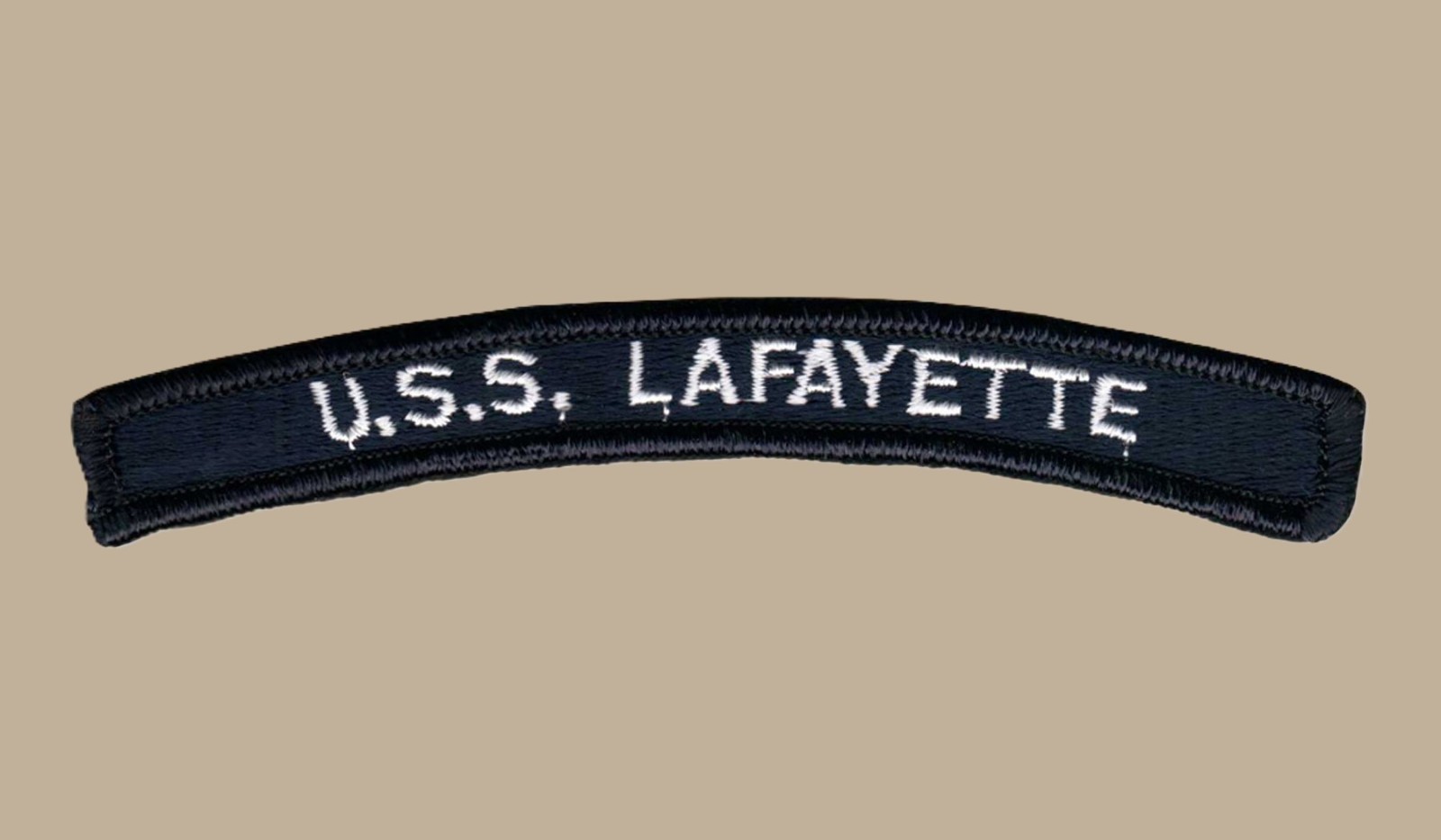 US Navy SSBN-616 USS Lafayette Submarine UIM Shoulder Rocker Tab (01)