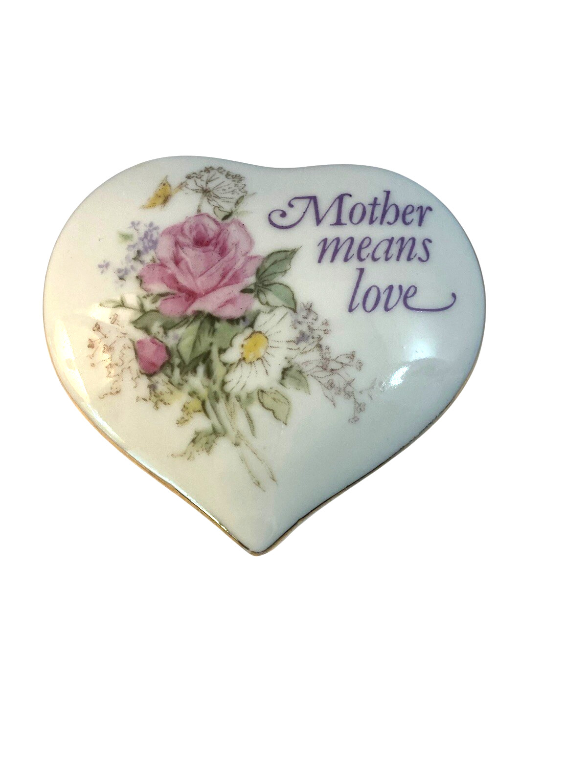 Trinket Ring Box Pink Rose w Lid Mother Gift Japan Napcoware Vintage Trinket Ring Box Pink Rose w Lid Mother Gift Japan Napcoware Vintage