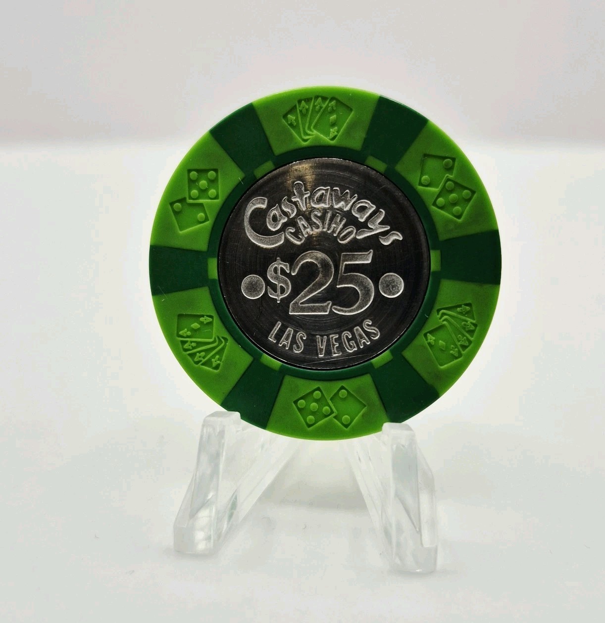 Castaways Casino Las Vegas Nevada 1970's $25 Casino Chip N1442