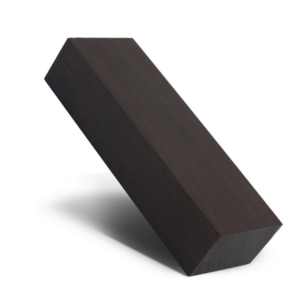 African Blackwood Ebony Wood Material Knife Handle Scales Blanks 120x40x25mm 1Pc