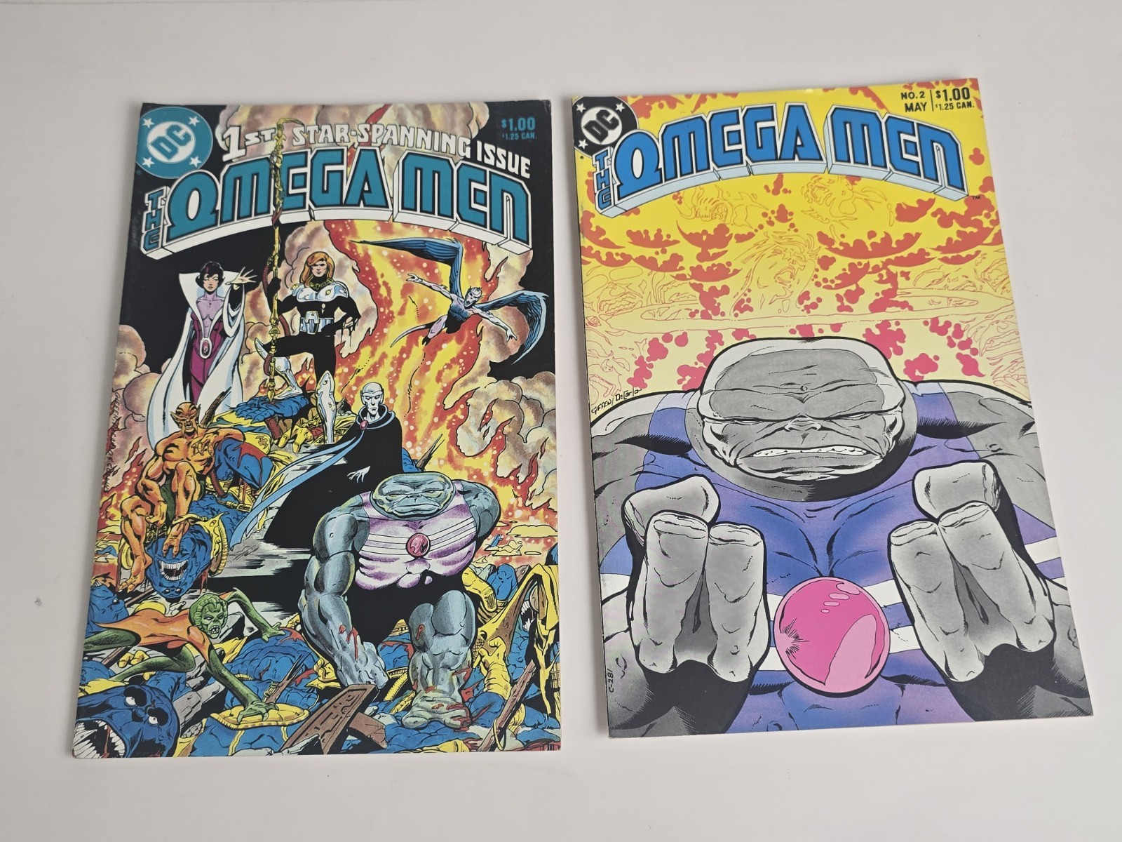Vintage 1983 DC Comics The Omega Man #1-2 First Issues VG