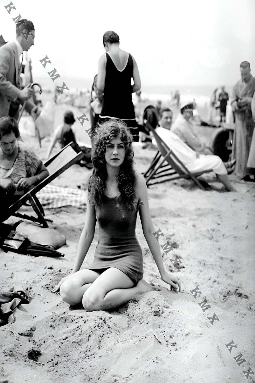 1925 French Beach 4x6 photo