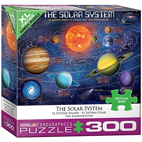 EuroGraphics The Solar System Illustrated 300-Piece Jigsaw Puzzle, EURHR Model EuroGraphics The Solar System Illustrated 300-Piece Jigsaw Puzzle, EURHR Model