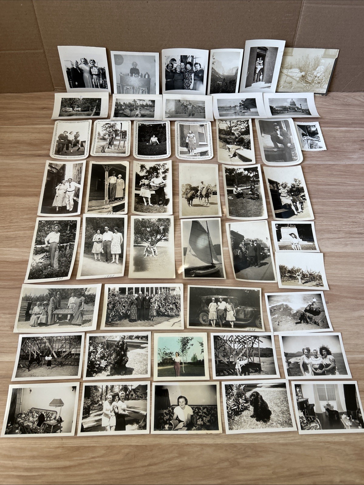 Lot 45 1920s-40s Antique B&W Photographs Family, Havana, Pets Snapshots Portrait Lot 45 1920s-40s Antique B&W Photographs Family, Havana, Pets Snapshots Portrait