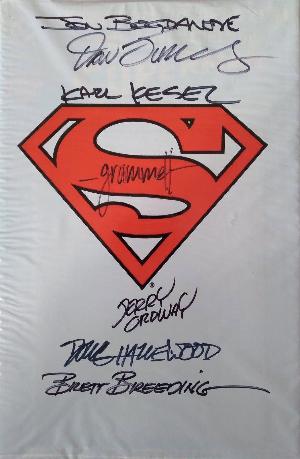 ADVENTURES OF SUPERMAN #500 (DC Comics), signed by 7 creators ADVENTURES OF SUPERMAN #500 (DC Comics), signed by 7 creators