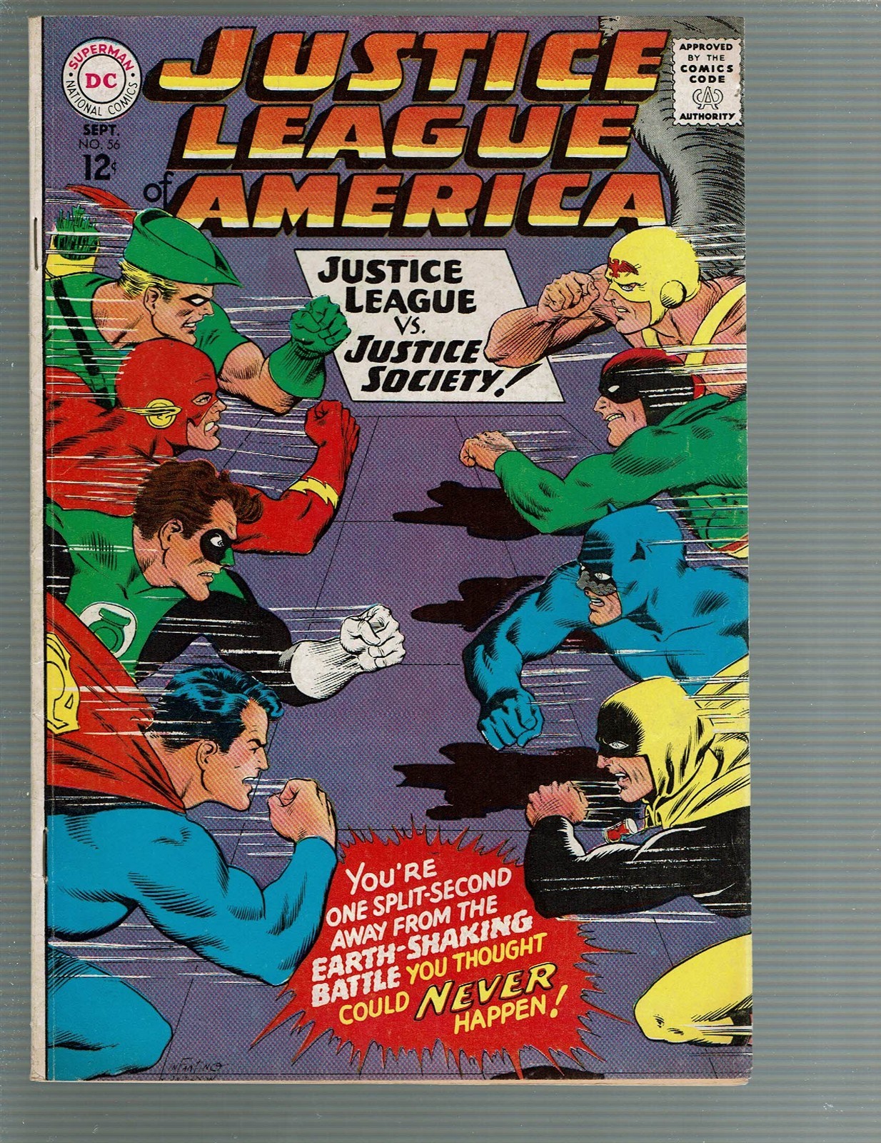 Justice League of America 56 JSA vs JLA F/VF Justice League of America 56 JSA vs JLA F/VF