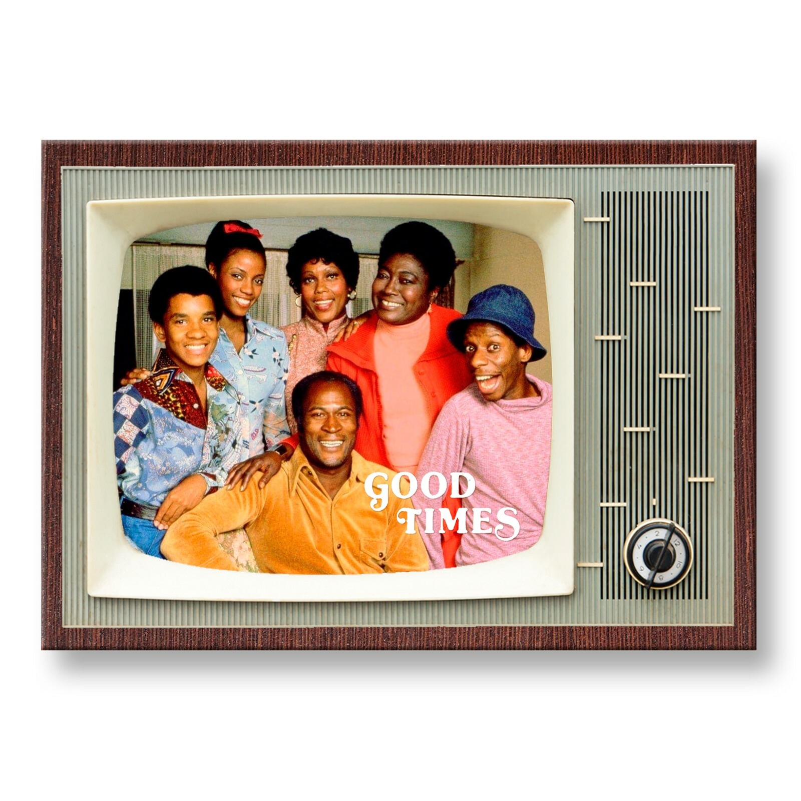 GOOD TIMES TV SHOW Classic TV 3.5 inches x 2.5 inches Steel FRIDGE MAGNET GOOD TIMES TV SHOW Classic TV 3.5 inches x 2.5 inches Steel FRIDGE MAGNET