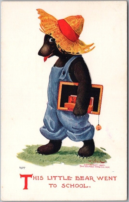 c1907 Artist-Signed WALL Postcard \