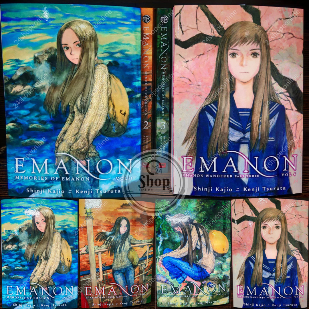 Emanon Memories of Emanon Vol.1–4 Full Set Manga English Version by Shinji Kajio Emanon Memories of Emanon Vol.1–4 Full Set Manga English Version by Shinji Kajio