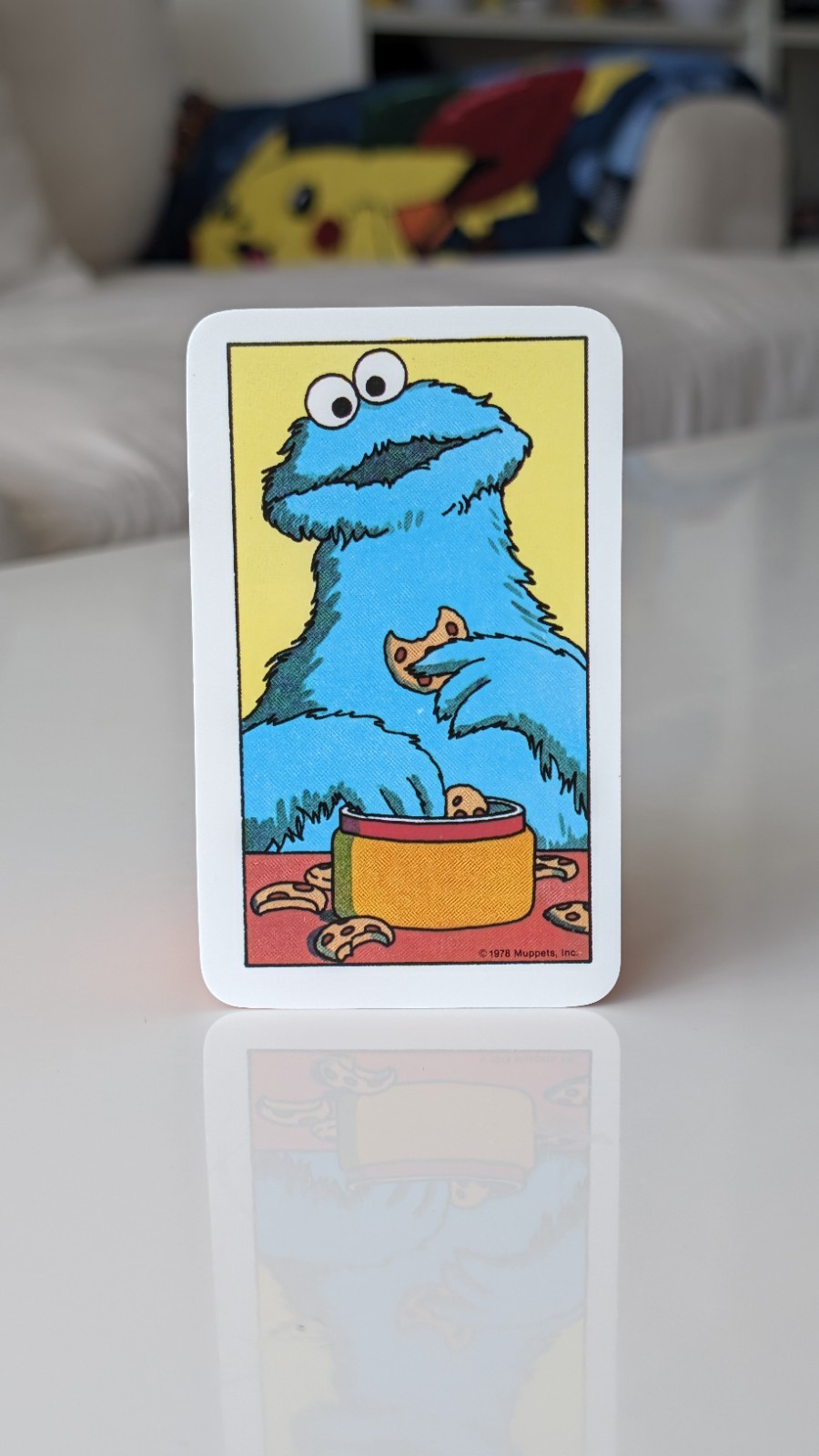1978 Western Publishing Sesame Street Cookie Monster *ROOKIE CARD* Letter C