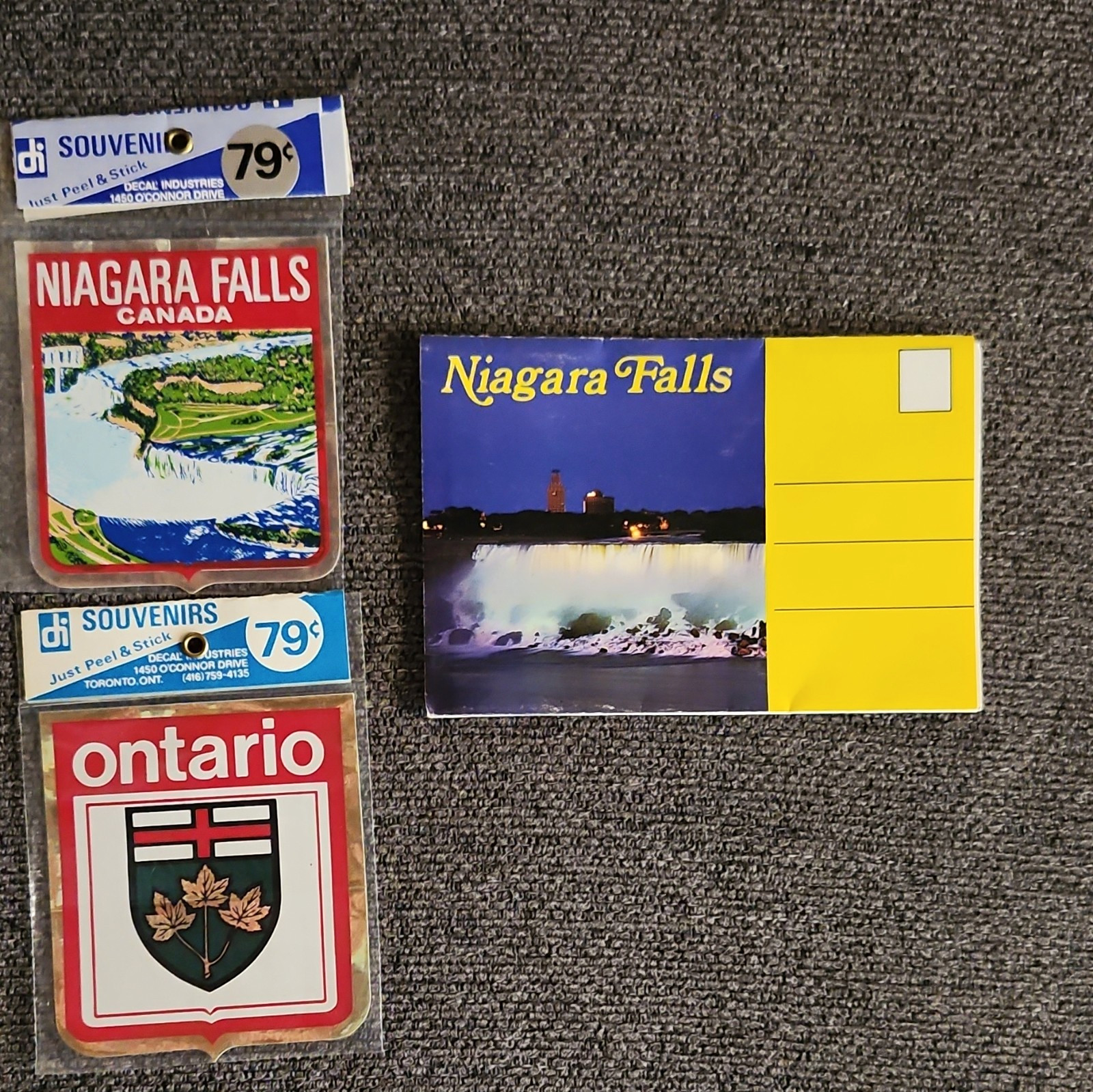 Vintage Niagara Falls/Canada Souvenir Fold-Out Postcard Scenes w/2 stickers Vintage Niagara Falls/Canada Souvenir Fold-Out Postcard Scenes w/2 stickers