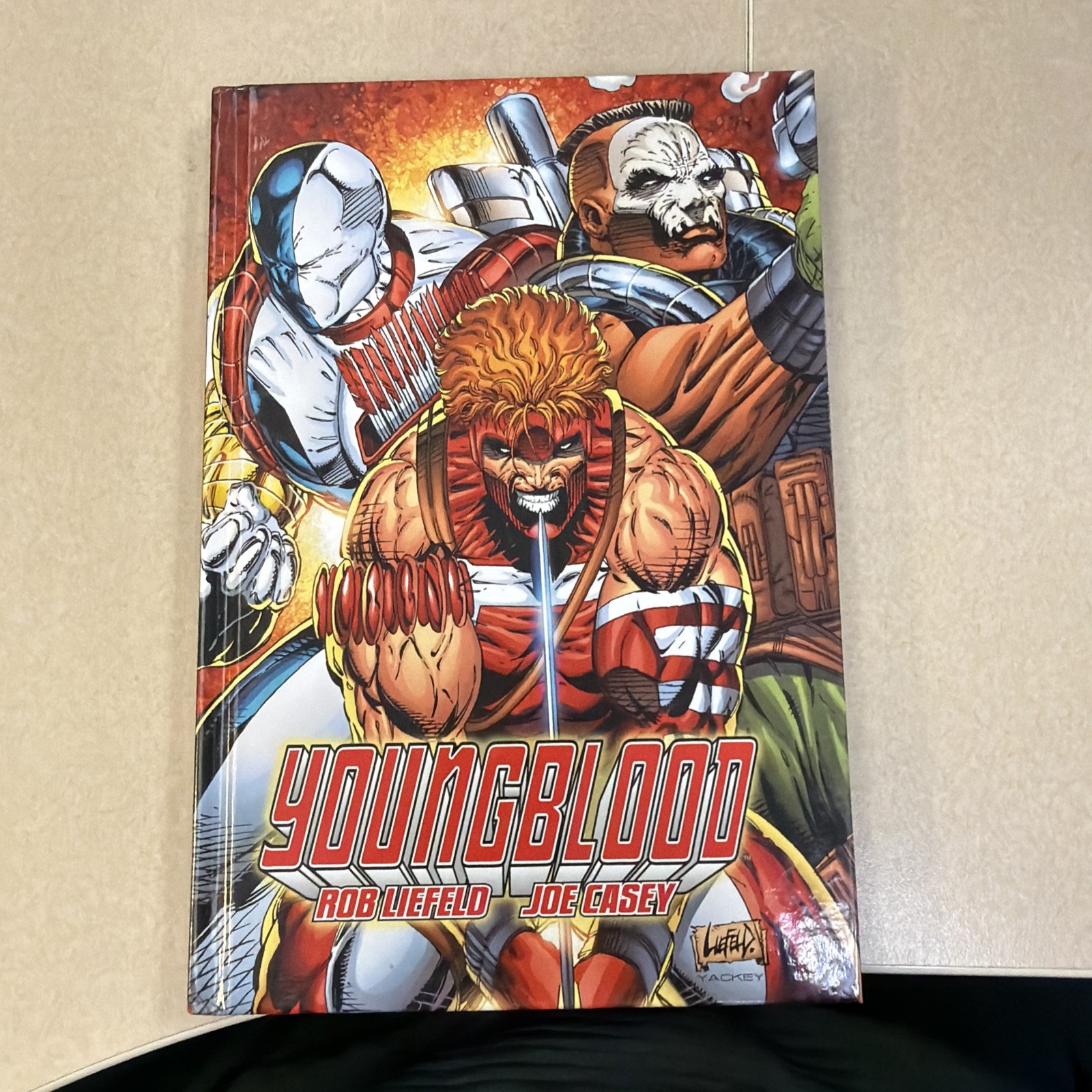 💥Youngblood Volume 1 by Rob Liefeld & Joe Casey Hardcover 💥RARE
