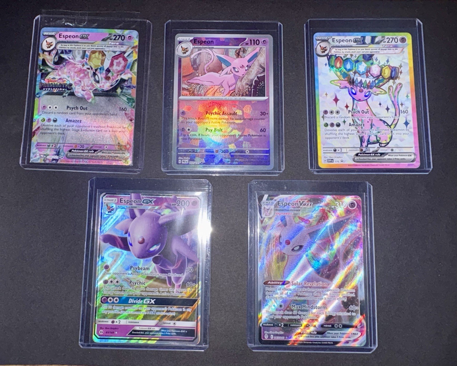 Pokémon TCG 5-Card Lot - Espeon (4 NM & 1 LP) Read Description for Details Pokémon TCG 5-Card Lot - Espeon (4 NM & 1 LP) Read Description for Details