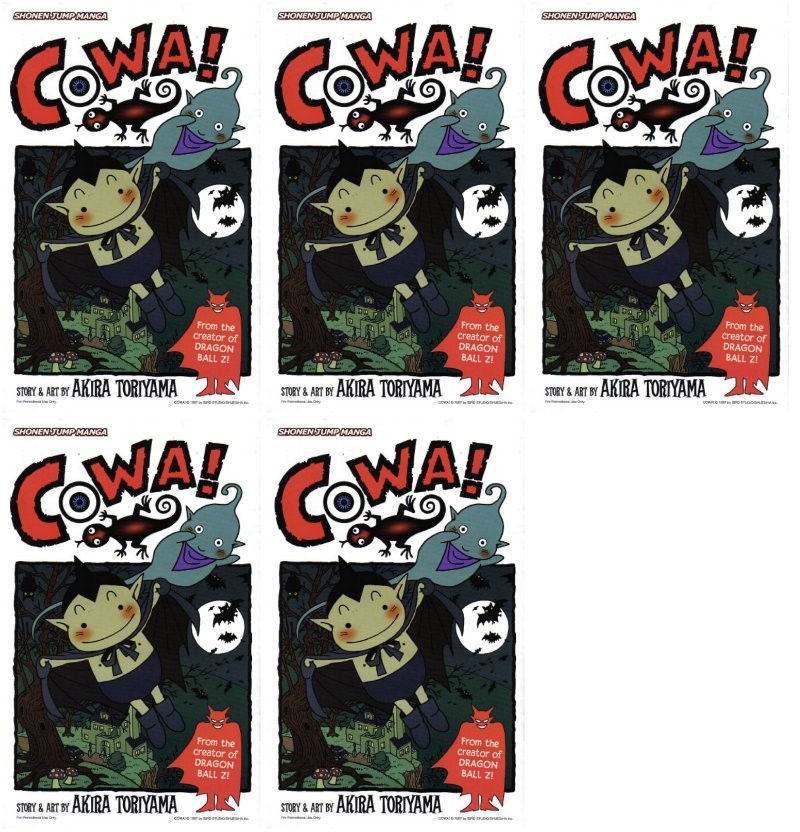 Cowa Halloween Giveaway Manga (2008) Viz Comics - 5 Comics
