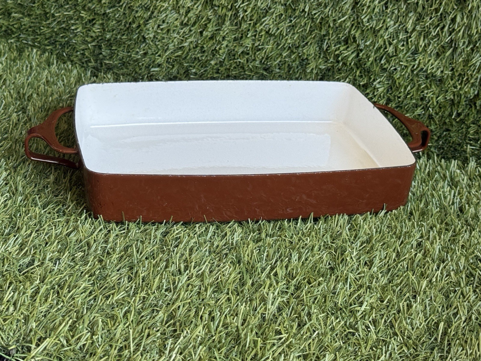 Vintage DANSK DESIGNS Brown Open Roaster Casserole See Desc Vintage DANSK DESIGNS Brown Open Roaster Casserole See Desc