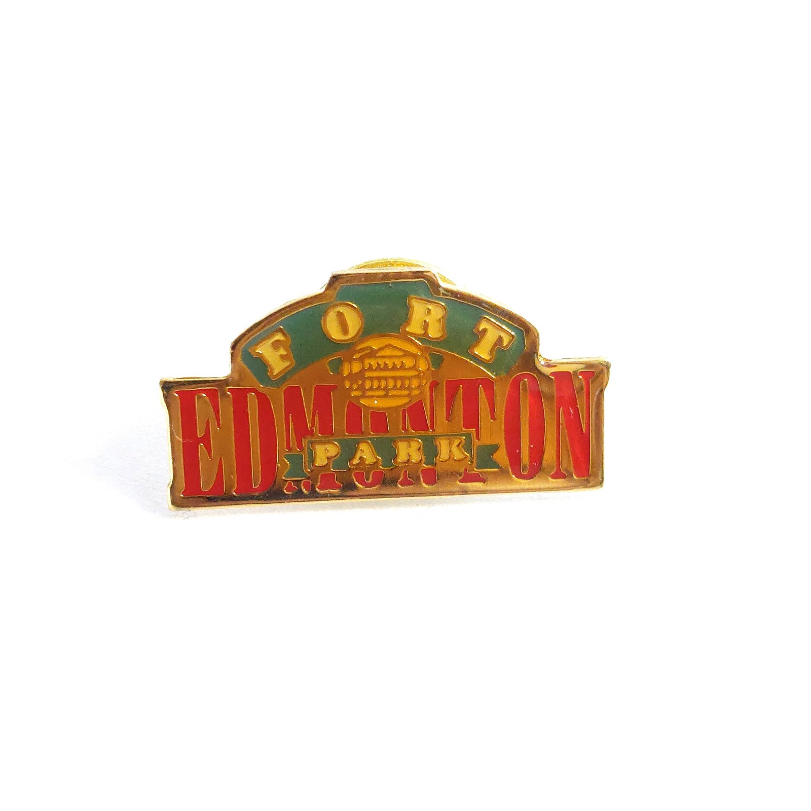 Vintage Fort Edmonton Park Pin Alberta Canada Souvenir Enamel Heritage Lapel Vintage Fort Edmonton Park Pin Alberta Canada Souvenir Enamel Heritage Lapel