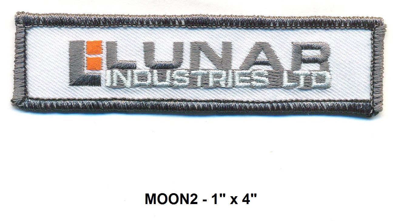 MOON MOVIE LUNAR INDUSTRIES PATCH - MOON2 MOON MOVIE LUNAR INDUSTRIES PATCH - MOON2