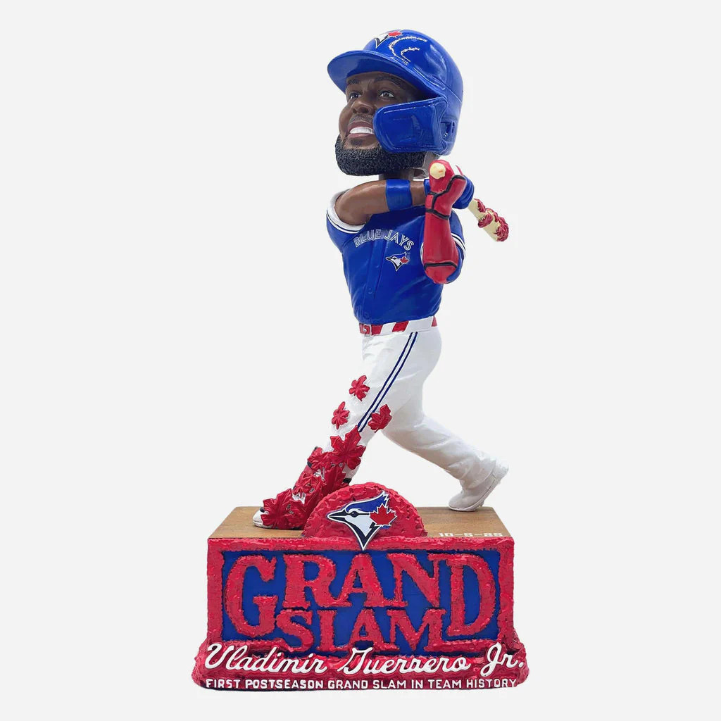 Vladimir Guerrero Jr. Toronto Blue Jays Postseason Grand Slam Bobblehead MLB Vladimir Guerrero Jr. Toronto Blue Jays Postseason Grand Slam Bobblehead MLB