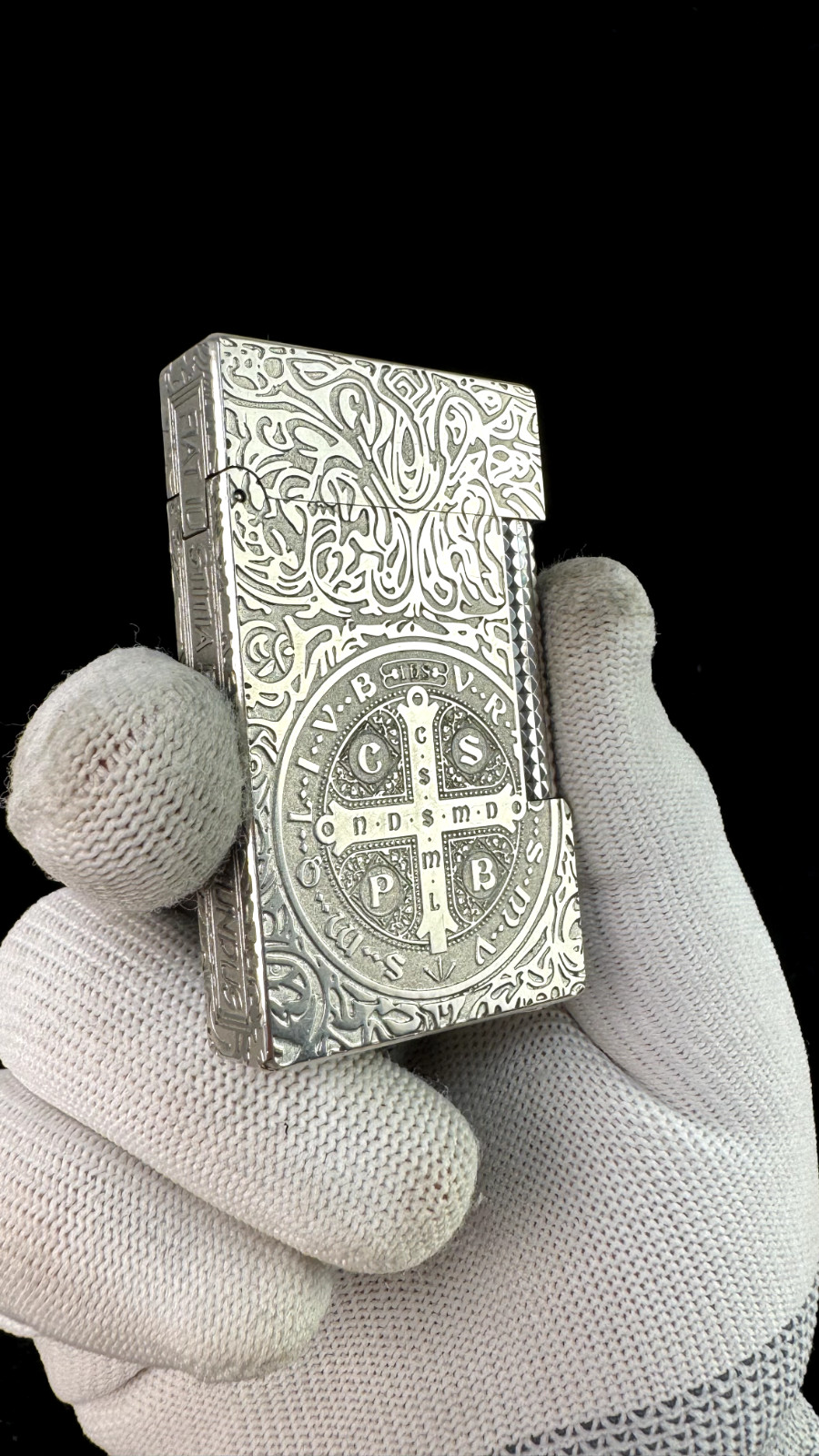 S.T. Dupont Ligne 2 Constantine Silver Lighter With Gift Box