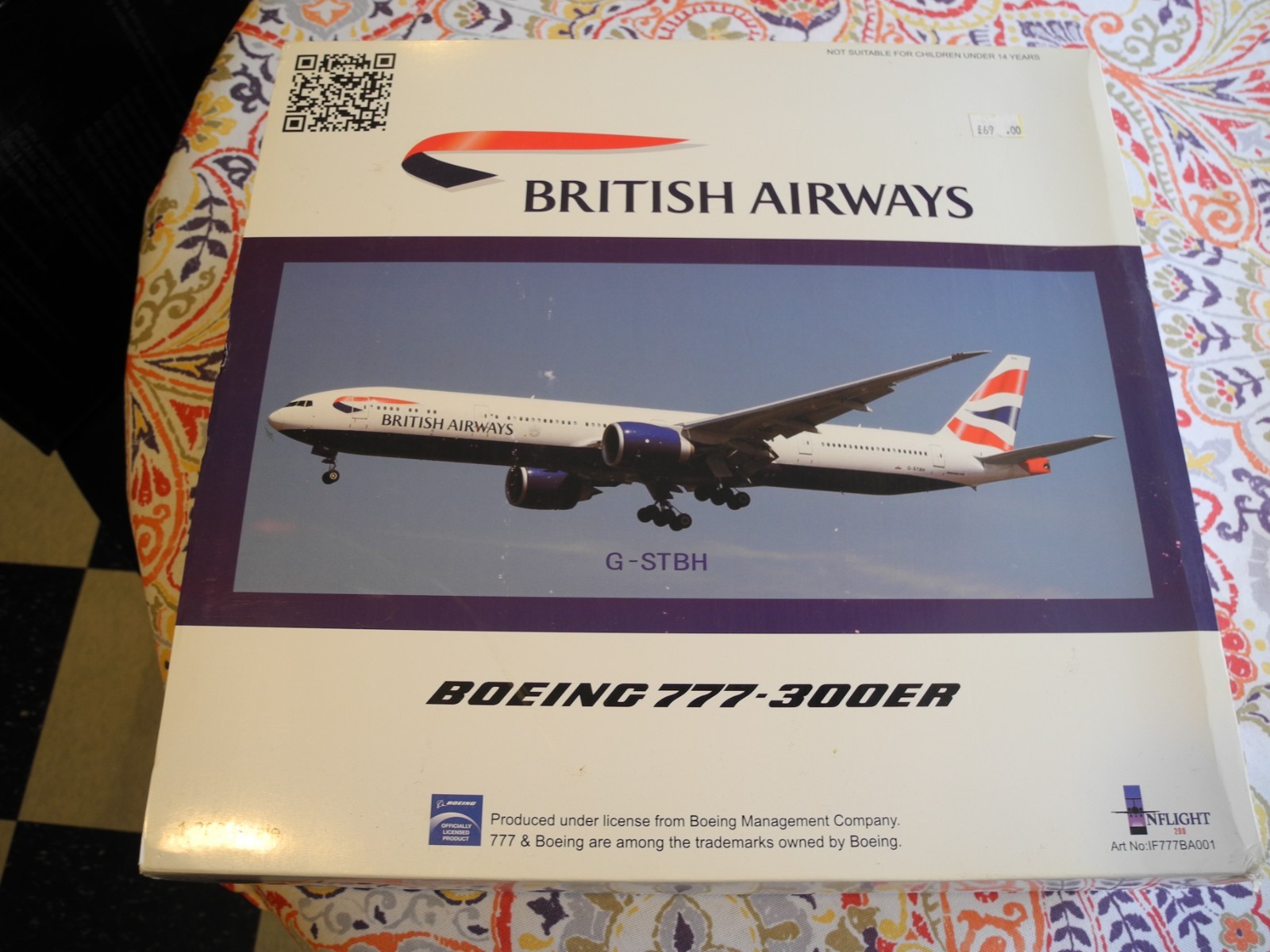 Extremely RARE Inflight Boeing 777 British Airways, 1:200, 