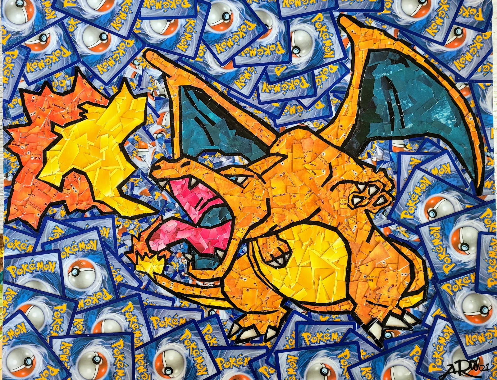Custom REAL Pokemon Card Artwork *various sizes* You Choose your Pokemon LOOK