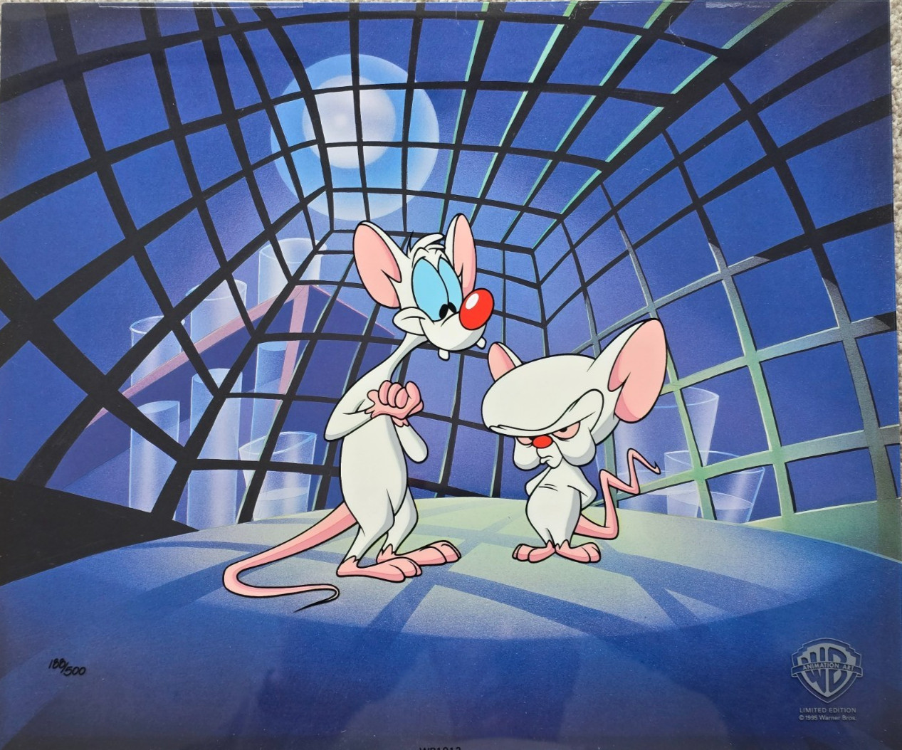 Pinky and the Brain Limited Edition Cel Animation Art Pinky and the Brain Limited Edition Cel Animation Art