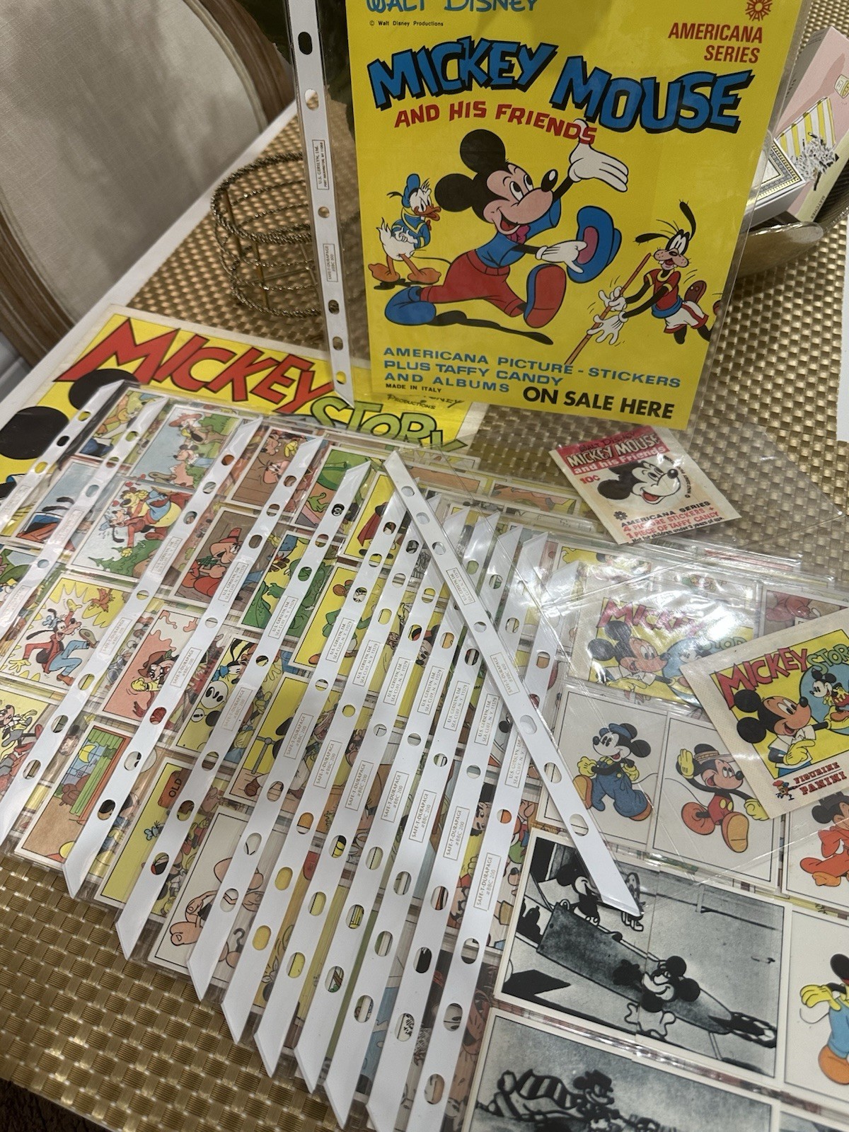 1978 Panini Walt Disney Mickey Story 360 Sticker COMPLETE SET W Album & Wrapper 1978 Panini Walt Disney Mickey Story 360 Sticker COMPLETE SET W Album & Wrapper