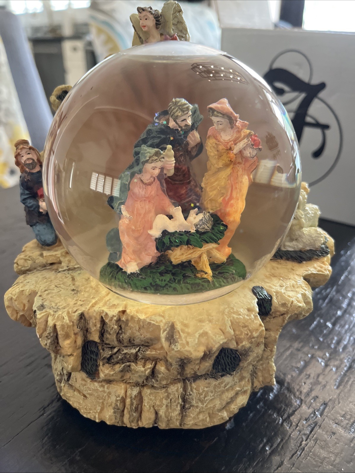 Vintage 1998 Christmas Music Globe Vintage 1998 Christmas Music Globe