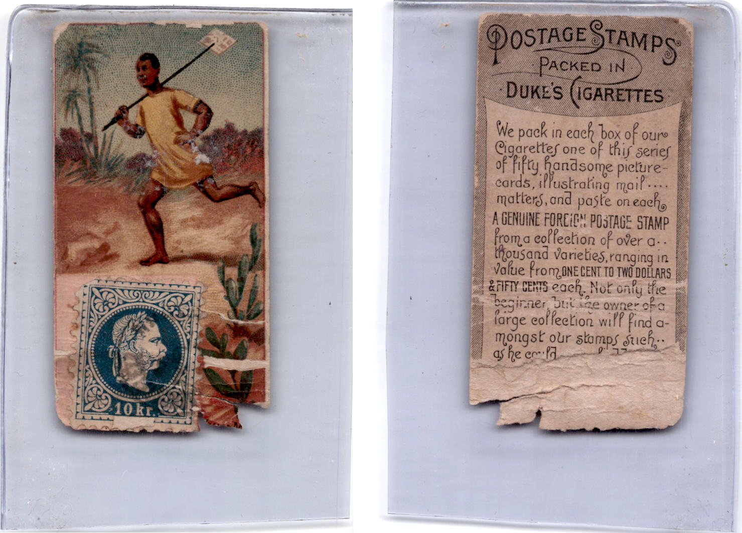 N85 Duke, Postage Stamps, 1889, Zulu Mail (C54) N85 Duke, Postage Stamps, 1889, Zulu Mail (C54)