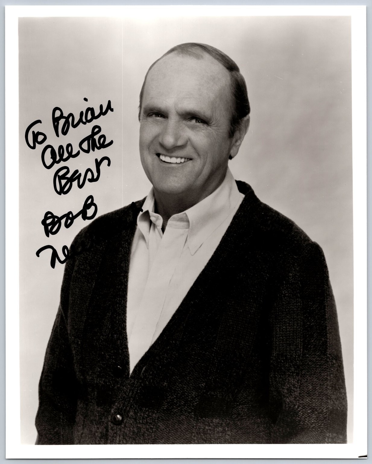 Bob Newhart Autographed Photo Black White Inscribed Comedian Actor 8x10 Bob Newhart Autographed Photo Black White Inscribed Comedian Actor 8x10