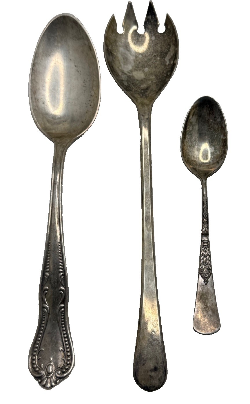 Vtg Sterling Silver Plated Serving Pieces Reed & Barton Shepherd & Bennet Gorham